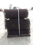 A-174 Unused Black Chainlink Fencing