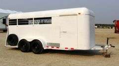 A-118 1983 Blake Stock Trailer