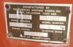 H-1207 2003 Ditch Witch 3700DD Trencher