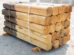 A-116 Wooden Fence Posts (25)