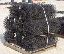A-174 Unused Black Chainlink Fencing