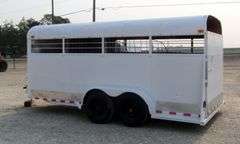 A-118 1983 Blake Stock Trailer