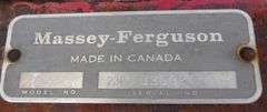 A-257 Massey Fergusson Sickle Mower