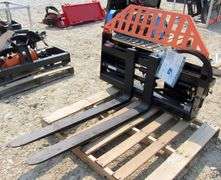 A-211  Unused Wolverine Hydraulic Skid Steer Pallet Forks