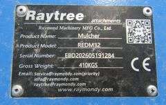 A-206 Unused Raytree Mulcher