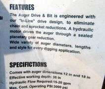 A-200 Unused Wolverine Skid Steer Auger (2)