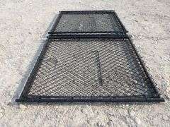 A-187 Double Drive Metal Chainlink Gates
