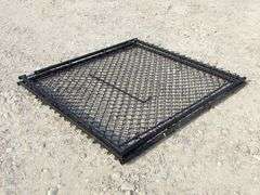 A-179 Unused Black Metal Chainlink Gates