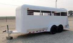 A-118 1983 Blake Stock Trailer