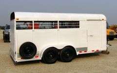 A-118 1983 Blake Stock Trailer