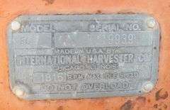 H-1185  Farmall Super C Tractor