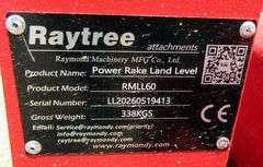 A-208  Unused Raytree Skid Steer Ground Prep Tool