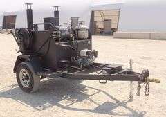 A-263 Lee Boy Tack Pot Tar Trailer