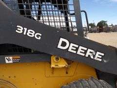 H-1279 John Deere 318G Skid Steer Loader