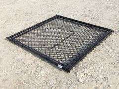 A-179 Unused Black Metal Chainlink Gates