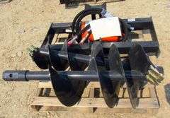 A-210  Unused Wolverine Skid Steer Auger (2)