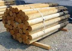 A-106 Wooden Fence Posts (50)