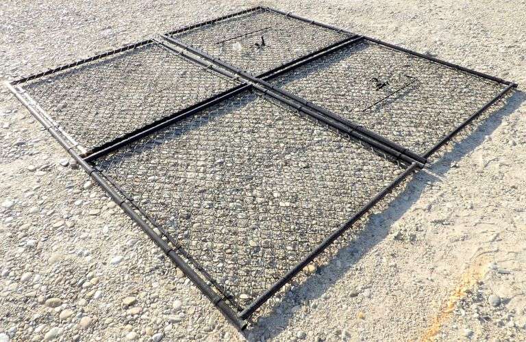 A-191 Double Drive Metal Chainlink Gates