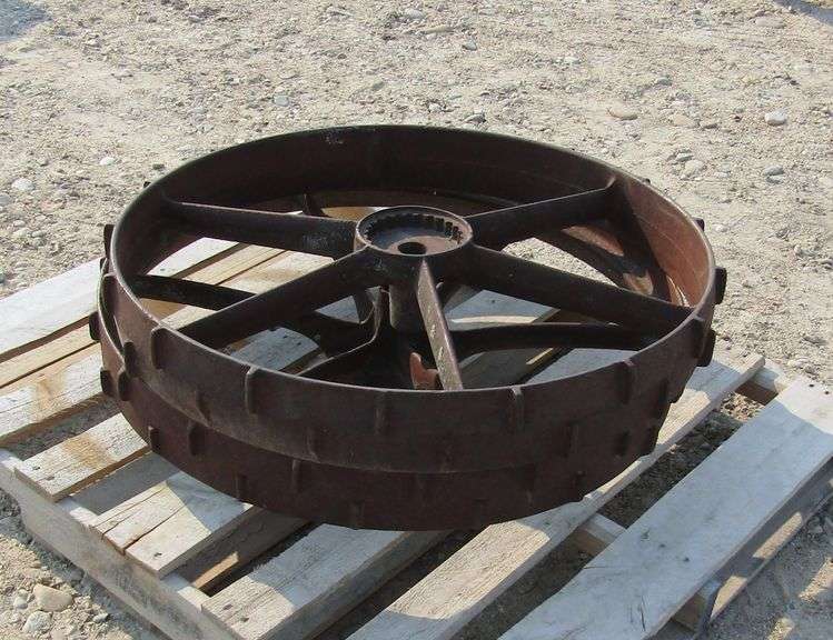 A-352  Primitive Implement Wheels (2)