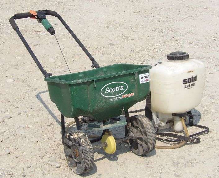 A-364 Fertilizer Spreader & Backpack Sprayer