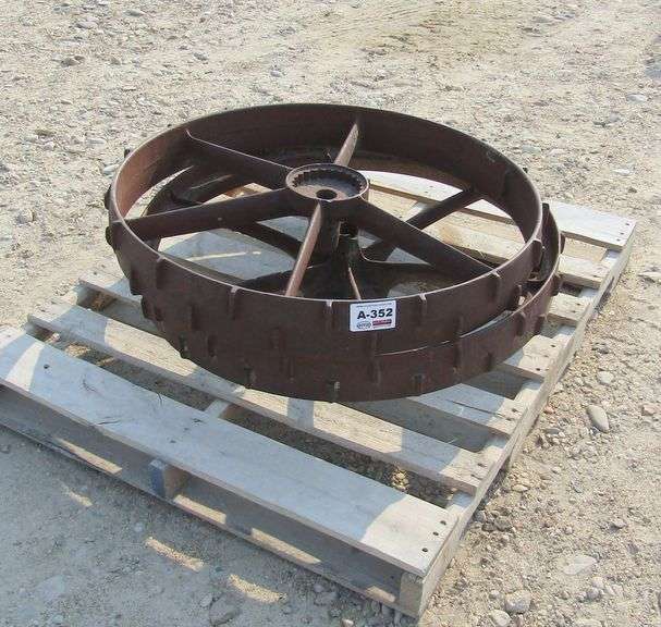 A-352  Primitive Implement Wheels (2)