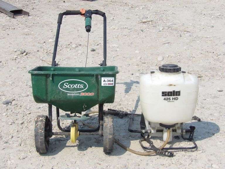 A-364 Fertilizer Spreader & Backpack Sprayer