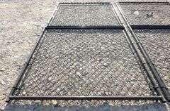 A-192 Double Drive Metal Chainlink Gates