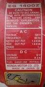 A-347 Honda Generator