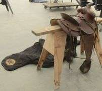 A-383 Saddle & Saddle Bag/Case