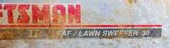 A-317 Craftsman Lawn Sweeper