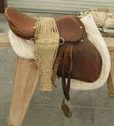 A-384 English Saddle & Pad