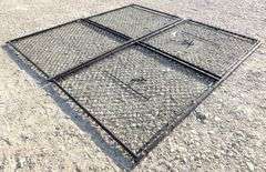 A-191 Double Drive Metal Chainlink Gates
