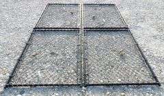 A-181 Unused Black Metal Chainlink Gates