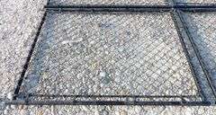 A-181 Unused Black Metal Chainlink Gates