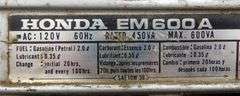 A-346 Honda Generator