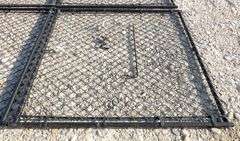 A-191 Double Drive Metal Chainlink Gates
