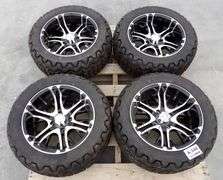 A-348 Golf Cart Tires & Wheels (4)
