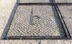 A-191 Double Drive Metal Chainlink Gates