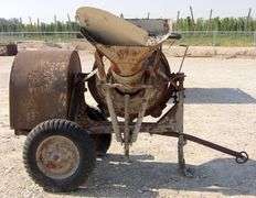 A-324 Cement Mixer Trailer