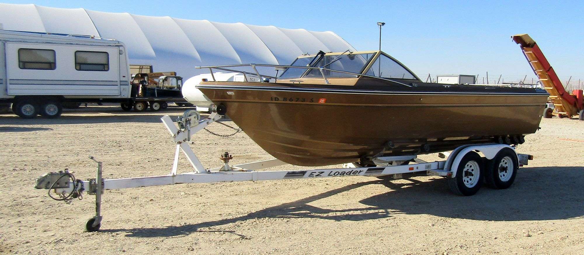 Z-120 1974 Surfside 16' Boat & Trailer
