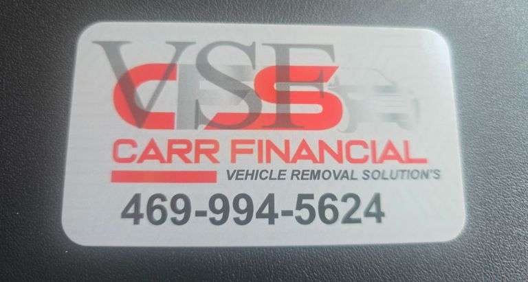 Carr Financial Services Inc. - Terrell - Online Auction