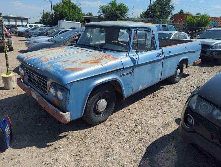 TITLE 1965 DODGE D100 1/2 TON PICKUP Peak Auto Auctions