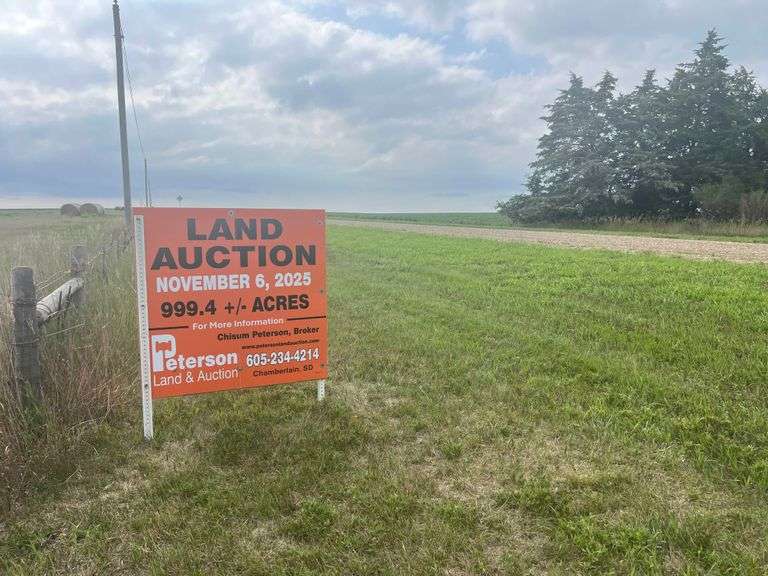 999.4 Acre Brule County Land Auction