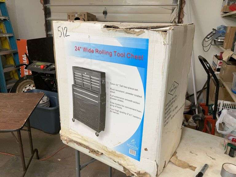 24" Rolling Two-Piece Tool Chest