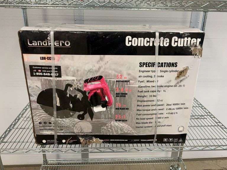 NEW LandHero Gas-Powered Cutoff Saw