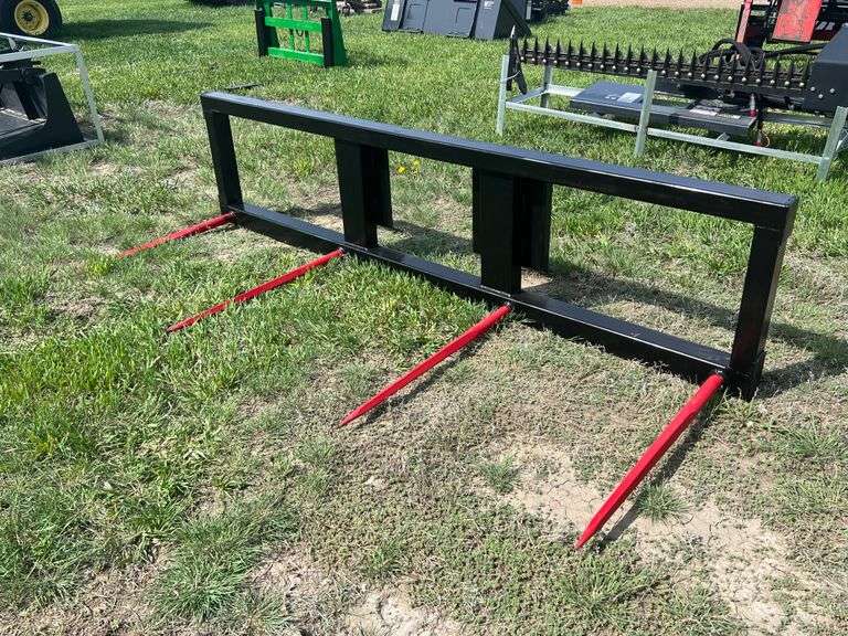 (NEW) 112” Skid Steer Double Bale Stabber