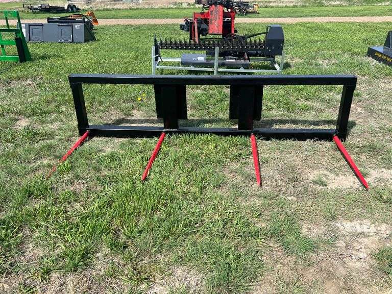 (NEW) 112” Skid Steer Double Bale Stabber