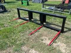 (NEW) 112” Skid Steer Double Bale Stabber