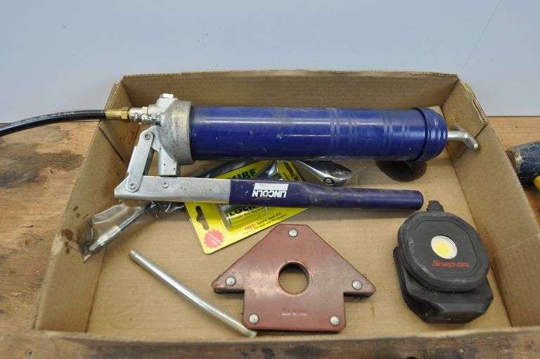 Grease gun, Long-handle Pliers, Adjustable wrenches & more
