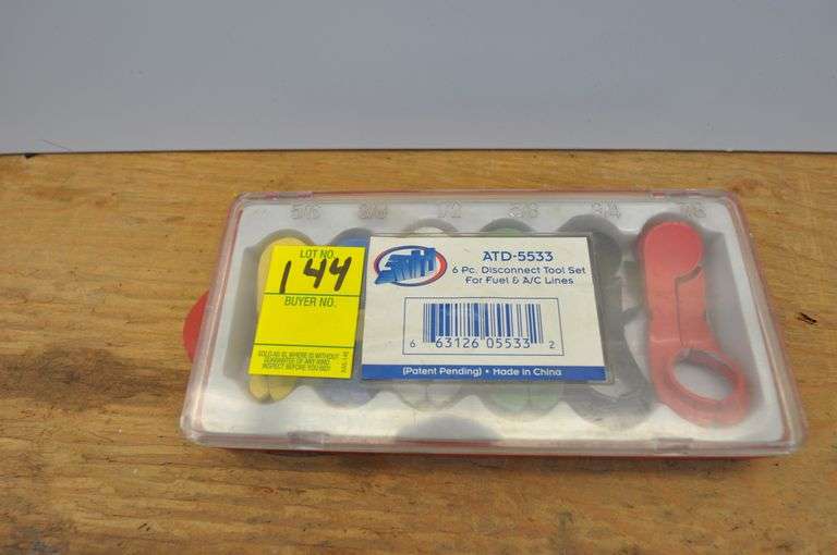 6pc Disconnect Tool Set for Fuel & A/C Lines